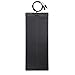 LensunSolar 50W Full Black Flexible Solar Panel, 34x14in, Waterproof Lightweight with Highest Efficiency PERC Mono Solar Cells for RV,Van,Tent