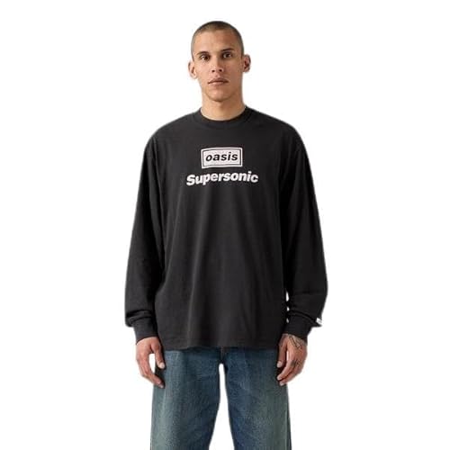 [リーバイス] LEVI’S(R) x OASIS SUPERSONIC ロングスリーブバンドTシャツ Blacks XL-