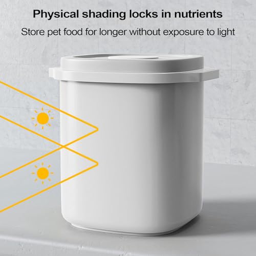Contenedor de alimentos para gatos hermético y organizador de cereales 4