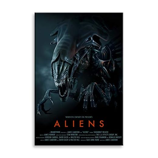 originaloops Cuadro Lienzo Poster película Alien (120x80)