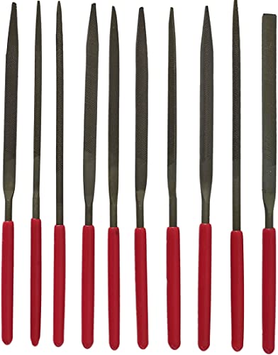 Image of Inditrust 10Pcs Needle File Set Files for Metal Glass Stone Jewelry Wood Carving Craft Tool (3x140mm)