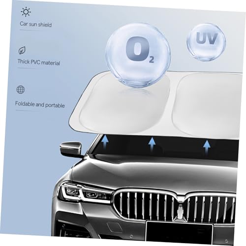 Quitasol para coche reflectante con función de protección UV verano 5