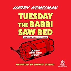 Diseño de la portada del título Tuesday the Rabbi Saw Red