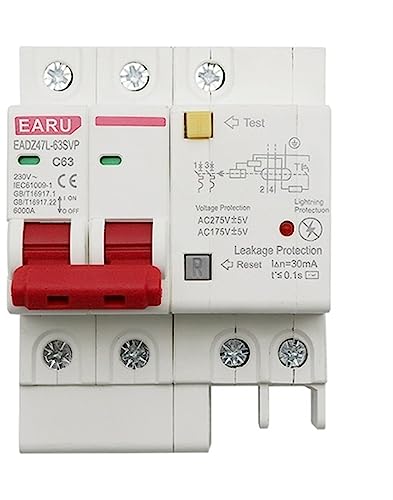 BUTPDYPEP 63A 2P SPD �c���d����H�u���[�J�[ �ߕ��׉ߓd�� RCBO RCCB �ی�t�� MCB �R��v���e�N�^�[