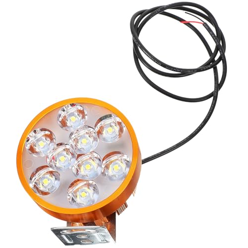 Faros delanteros LED resistentes de aluminio para mejorar seguridad en conducción de moto