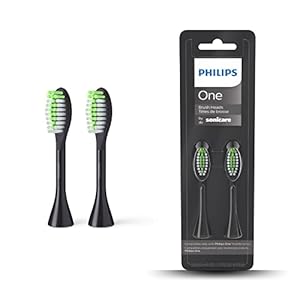 Philips One Electric Toothbrush Brush Head - Pack of 2 (Model BH1022/06), Grey
