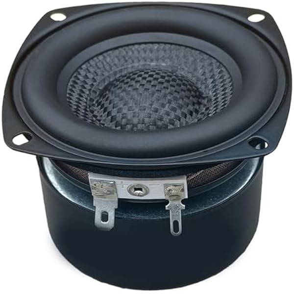 Wodoodporne 3-calowe głośniki niskotonowe z włókna szklanego, subwoofer Hifi, mocny bas, 4 omy 25 W mocny subwoofer basowy