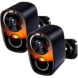 2026 Upgraded 2K Security Cameras Wireless Outdoor (2-Pack), Free Cloud & SD Storage, Long Battery Life, 2.4G/5G Wifi Support, Motion Detection, Color Night Vision, Spotlight, Waterproof, 2-Way Talk
