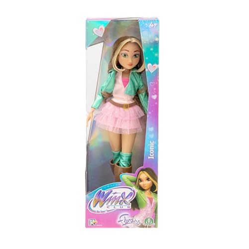 Bild: Winx Iconic Puppe ? Flora, 27?cm, bewegliche Gelenke, langes Haar, ikonisches Outfit ? offizielles Winx Club Spielzeug f�r M�dchen ab 4?Jahren f�r 23,99 EUR bei amazon.de