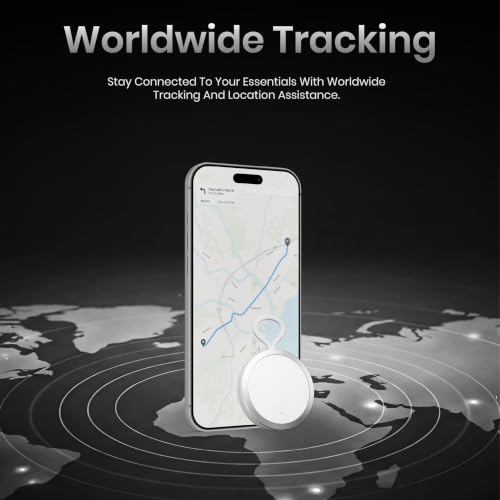 Image of CASEGEAR Atlas Smart Tag (Pack of 4) | Compatible with Apple Find My & Google Find Hub Bluetooth Tracker | Suitable for Keys, Wallet, Luggage, Bags & Pets | Left Behind Alert | Item Finder | White