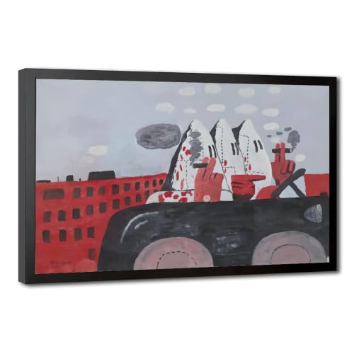 Philip Guston Riding Around affiche toile cadre suspendu sans percer
