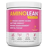 RSP NUTRITION AminoLean Pre Workout Powder, Amino Energy & Weight Management with Vegan BCAA Amino Acids, Natural Caffeine, Preworkout Boost for Men & Women, 30 Serv, Pink Lemonade…