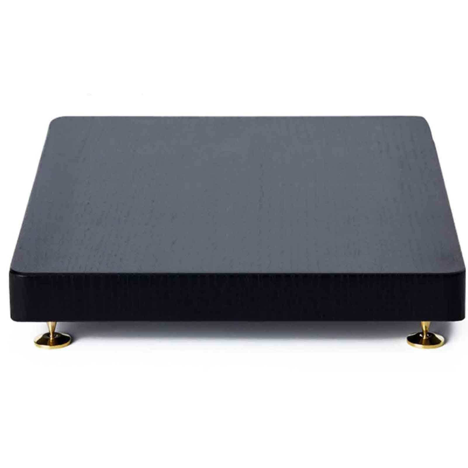 Soporte de altavoz de pie con almohadilla de absorción de golpes de audio para subwoofer y bandeja antivibración de picos de cobre puro para mejorar la calidad de sonido y estabilidad