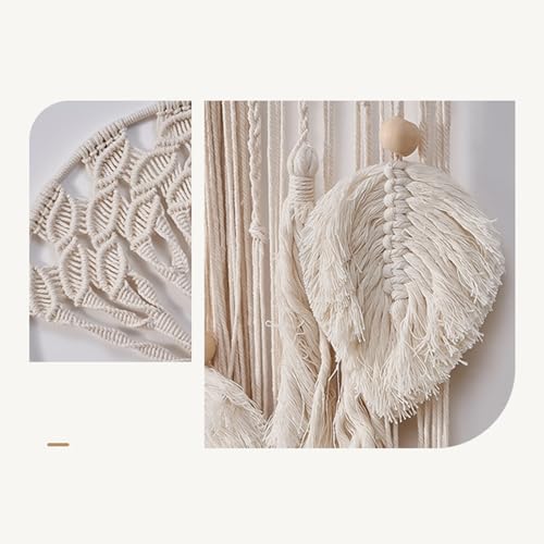 Colgante de pared bohemio de árbol con flecos, armonía natural para tu hogar 7