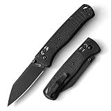 Pocket Folding Knife, Lightweight EDC Pocket Knife with Axis Lock, 2.93' Stainless Steel Blade Small Pocket Knife with Pocket Clip for Men Women, Sharp Camping Survival Hiking Knives（Black）