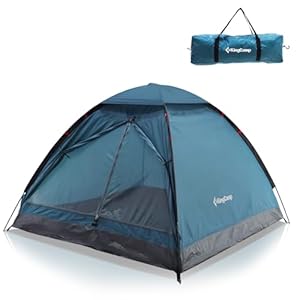 KingCamp MONDOME II Camping Tent for 2 People, Ultralight Waterproof Dome Tent, Compact and Backpack-Friendly, Ideal Tent for Camping, Trekking and Outdoors