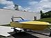 Fusion X Marine Fiberglass Mini Speedboat and Trailer, Length: 15’2”, Outboard-Ready, Seats 3, Lake and Ocean Capable, deep V, up to 70HP, Great for Lakes, Ocean and intercoastal! (Yellow/Blue)
