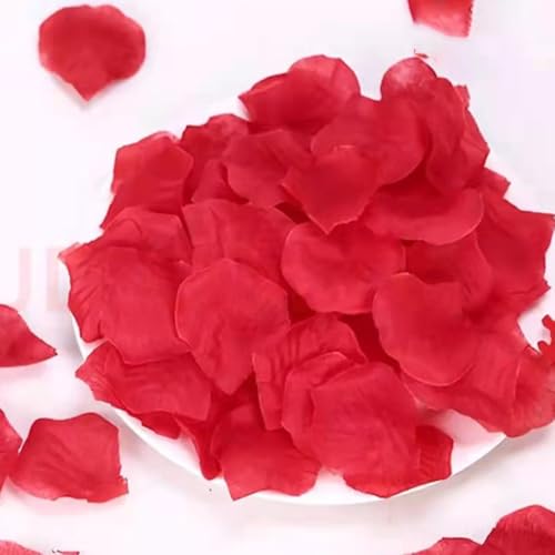 紙吹雪 花びら約1000枚入 フラワーシャワー 薔薇 造花 バラの花びらバラの花びら 結婚式 フラワーシャワー 入学 卒業 催事 イベント 店舗装飾 桜吹雪 撮影 演出小物 人気 (ピンク) [3]