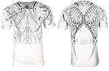 Rebel Saint by Affliction Men's T-Shirt Fracture XL White