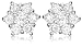 Produktbild Tuscany Silver Ohrstecker Sterling Silber Cluster Weiß Zirkonia
