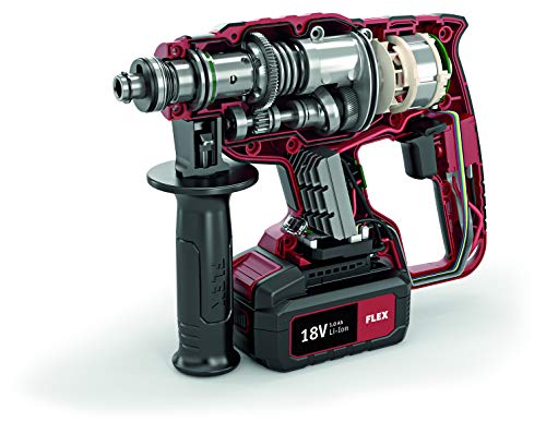 Flex Akku Kombi-Bohrhammer CHE 18.0-EC C (ohne Akku, mit bürstenlosem Motor, Akkuspannung 18V, Leerlaufschlagzahl 0-4500… – Bild 6