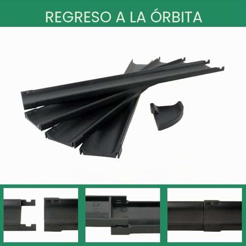 Miniatura 7 de Asgens Golf Putting Trainer 3 Bolas Gratis , Tapete De Golf De Césped De Dos Colores Con Pista De Retorno De Bola Gruesa Y Función Automática