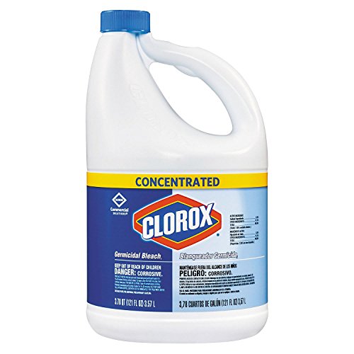 Clorox Germicidal Concentrated Liquid Bleach, 121 oz, 3 Bottles/Case (1)