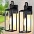 16'' Large Outdoor Wall Lights 2 Packs, Black Exterior Lighting Fixtures, Waterproof Outside Lights for House, Modern Outdoor Sconce Porch Light, Farmhouse Wall Lanterns for Front Door, Patio, Garage