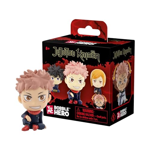 Image of YuMe Jujutsu Kaisen Bobble Hero - Blind Box Series 2 | Officially Licensed Jujutsu Kaisen Merchandise, Collect All 7 Sorcerer Bobbleheads, For Kids, Adults & Fans, Blind Box