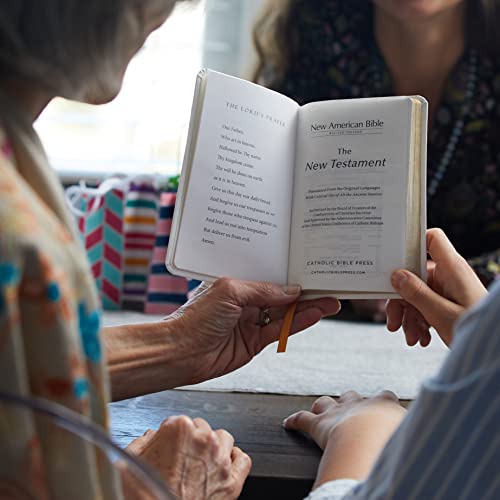 Alternative view of NABRE, New American Bible, Revised Edition, Catholic Bible, First Communion Bible: New Testament, Hardcover, White: Holy Bible