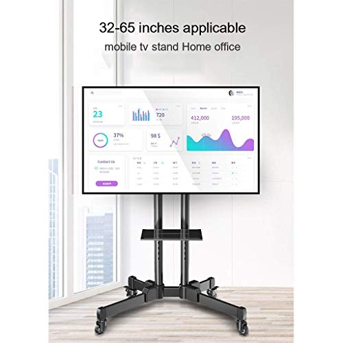 Universal TV Stand con ruedas, soporta pantallas 32 a 65 pulg miniatura 5