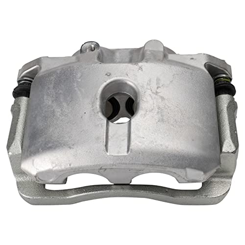 Image of TRQ Brake Pad & Rotor Kit Slotted X Drilled Performance Ceramic Compatible with 2005-2006 Cadillac Escalade 2002 GMC Yukon