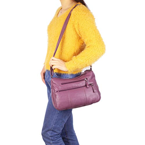 VOLGANIK ROCK Purses for Women Soft PU Leather Shoulder Bag Ladies Crossbody Purse and handbags Lightweight Pocketbook - Thumbnail 2