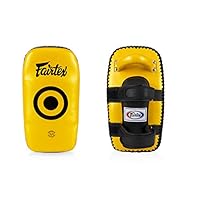 Fairtex キックミット KPLC6 イエロー Fairtex キックミット（本革） KPLC6 ゴールド : ムエタイ
