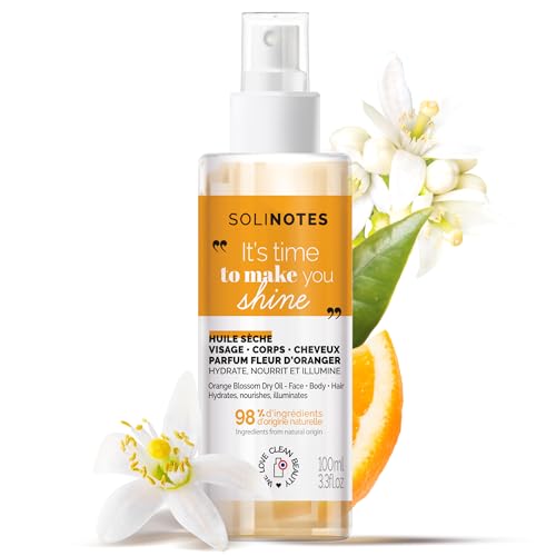 Huile Seche Fleur d'Oranger - Visage Corps Cheveux - 100ml - SOLINOTES
