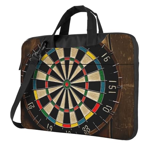 Cadeau idéal étui protection ordinateur portable antichoc motif cible fléchettes
