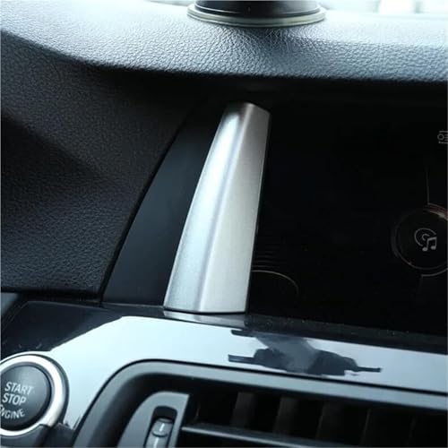 Autocollant couvercle commande centrale BMW pour masquer les rayures argent