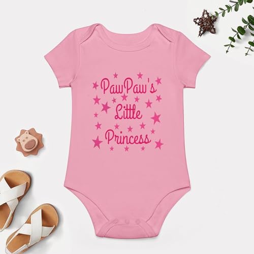 Pawpaw's Little Princess Infant Baby Outfits Short Sleeve Newborn Baby Clothes4