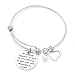 Jvvsci an Amazing Coworker is Hard to Find Difficult to Part with and Impossible to Forget Bracelet, Coworker Leaving Gift, Colleague Boss Goodbye Farewell Gift, Going Away Thank You Bangle Bracelet