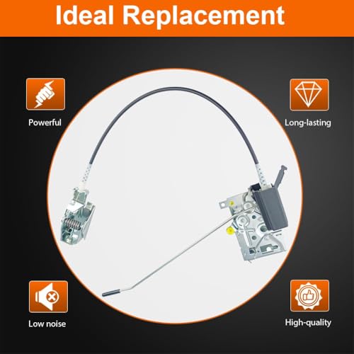 VEELECP Door Lock Actuator Compatible with 1992-1997 F150 F250 F350 Bronco Front Left Driver Side with Cable Rod Kit - Thumbnail 2