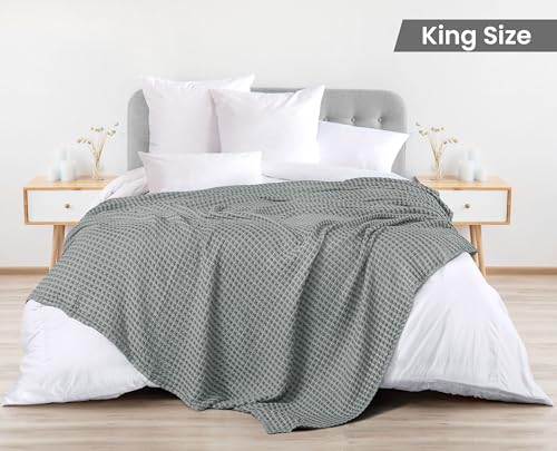 Utopia Bedding UB1873 Cotton Waffle Blanket 300 Gsm thumb #1