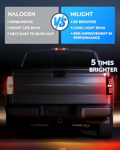 Image of Nilight Taillight Assembly for 2009-2014 Ford F150 Styleside Pair