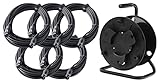 KABEL - Professionelle, symmetrisches XLR-Kabel, Stecker: XLR female 3-pol ⇒ XLR male 3-pol, Länge: 10m, Aderquerschnitt: 0,226 mm²