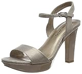 Fesselriemen Tamaris Damen 1-1-28398-22 Riemchensandalen, Gold (Platinum Comb 937), 39 EU