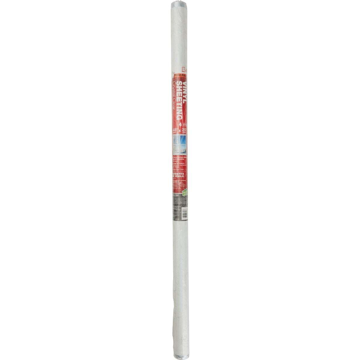 Frost King V4825/4A Crystal Clear Vinyl Sheeting, Clear, 48