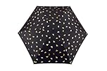 Fulton Tiny Umbrella, Golden Bees Print, Ultra Compact, Lightweight Wind Resistant Frame, UPF50+
