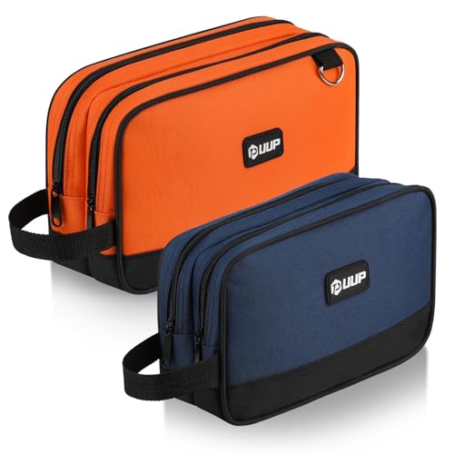 Tool Bag 2-Pack 12" 10", Divider Zipper Pouch, Small Tool Box Organizer