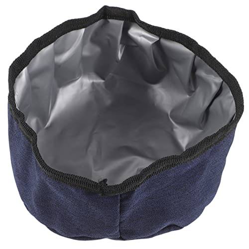 OUNONA 折りたたみペットボウル 大型犬用ドッグボウル ウォーターボウル 猫ボウル おもちゃ 子犬のボウル 防水ボウルコンテナ 折りたたみ式犬用ボウル 犬の折りたたみ皿 オックスフォード布