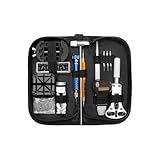 La custodia compatta da viaggio organizza tutti gli strumenti in modo sicuro per officine domestiche, studi di gioielli o riparazioni in viaggio, perfetta per regolare cinturini, sostituire batterie o manutenzione di movimenti di orologi di lusso.