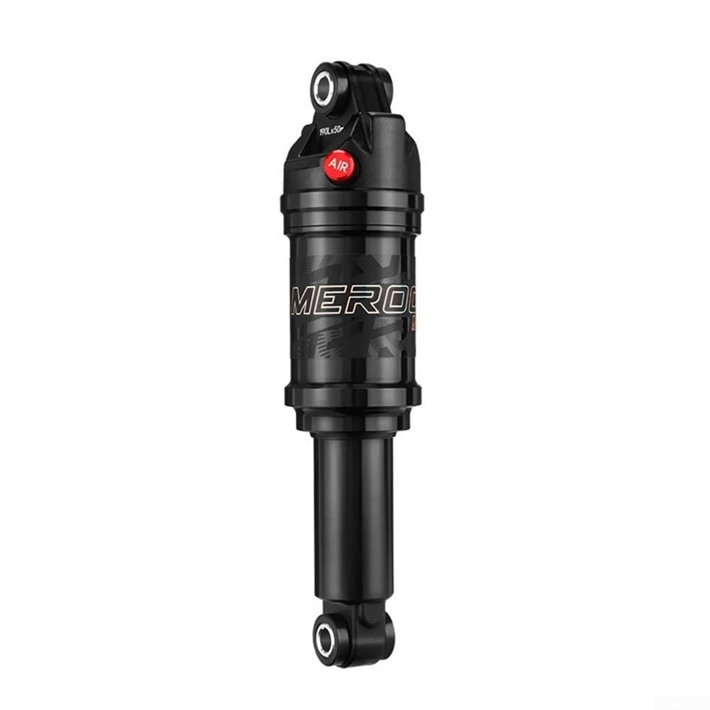 Yhenlovtt Aluminium Alloy For Bike Air Rear Shock Absorber with Rebound and Lockout, 125mm/150mm/165mm/190mm Adjustable Air Pressure Suspension, Suit(190MMX50MM)